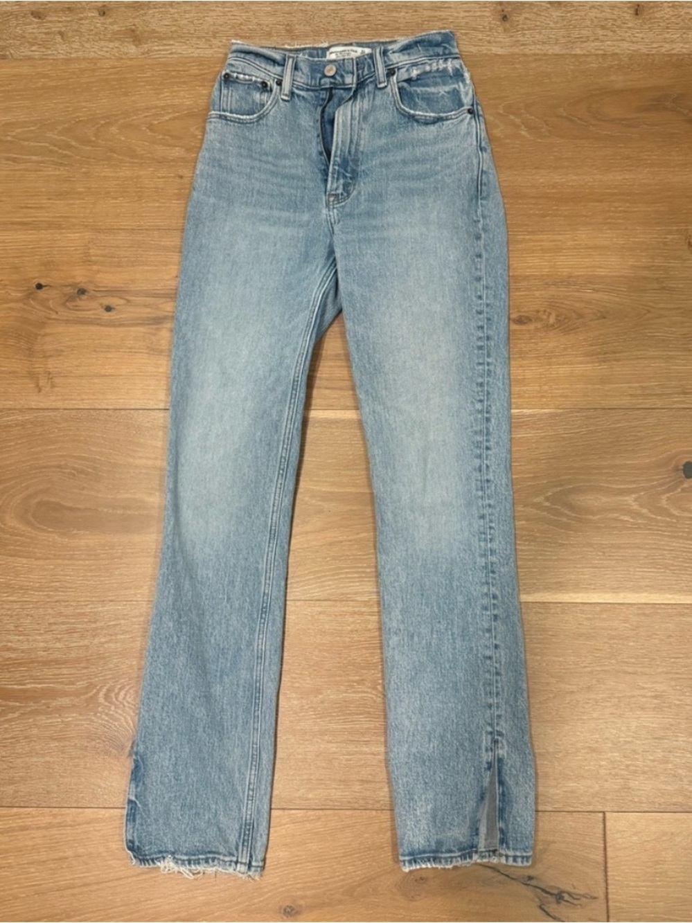 Abercrombie & Fitch 90s straight high rise jeans - Picture 2 of 3